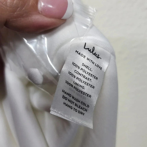 Lulus Elevated Glamour White Satin Sequin Bustier Mermaid Maxi Dress M Wedding - Picture 14 of 14